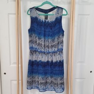 Blue Watercolor Dress